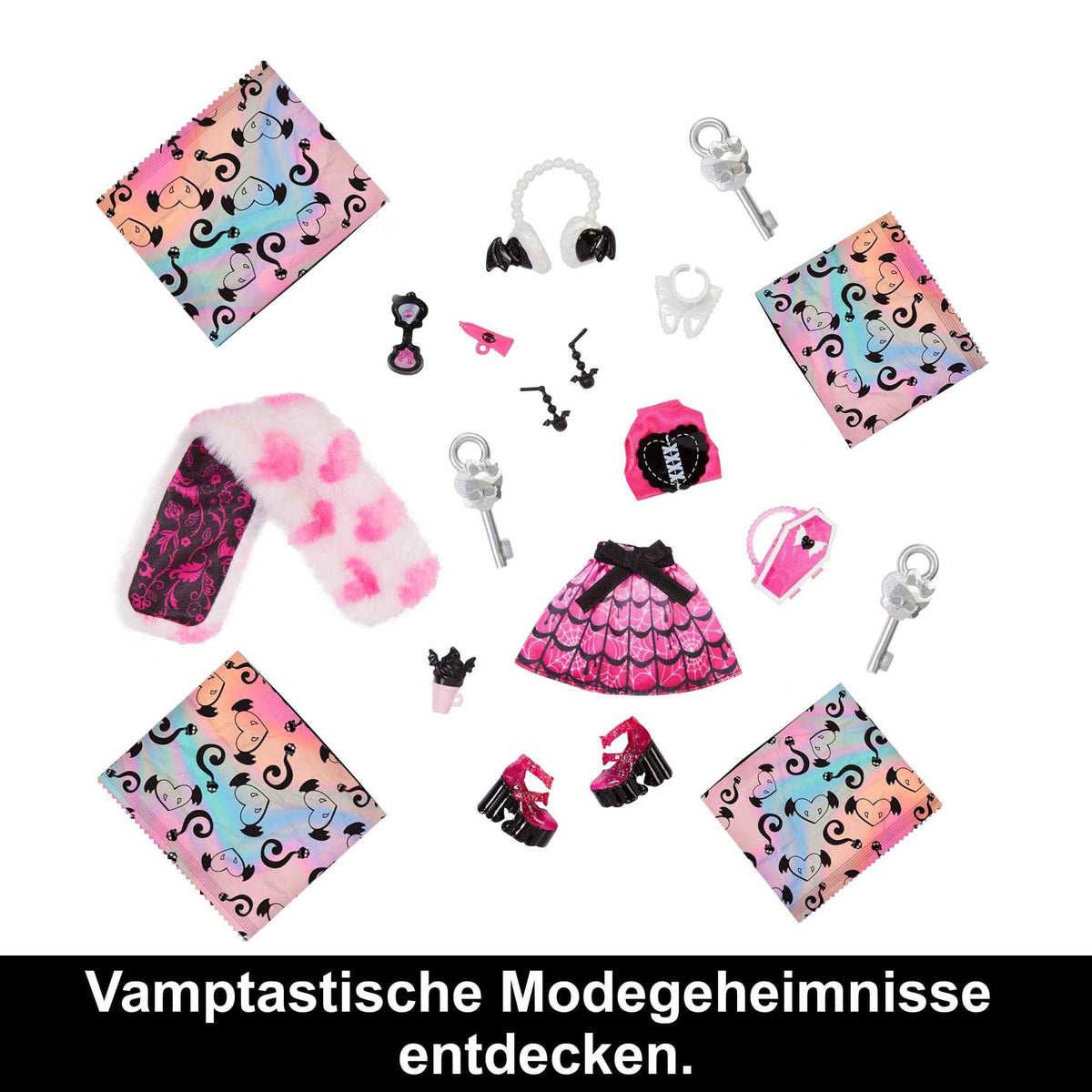 Doll and Fashion Set with 19+ Surprises U1916