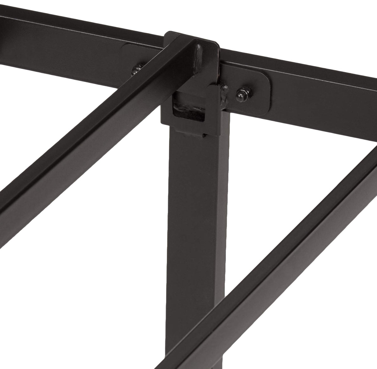 Queen Size Black Steel Platform Bed Frame U288