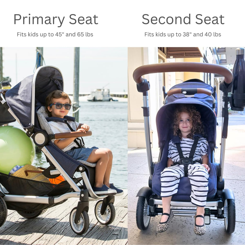 Black Double Stroller G3897