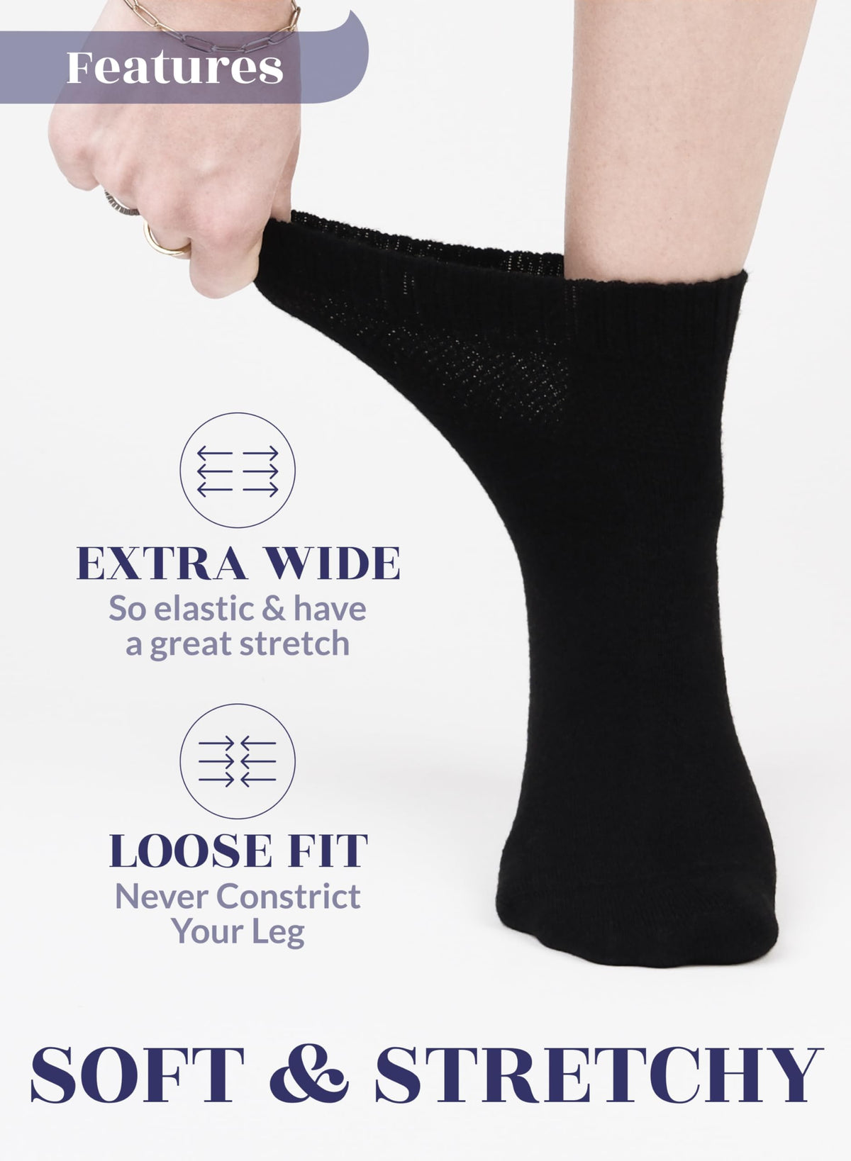 Cotton Ankle Socks 3-6 Pairs D47208