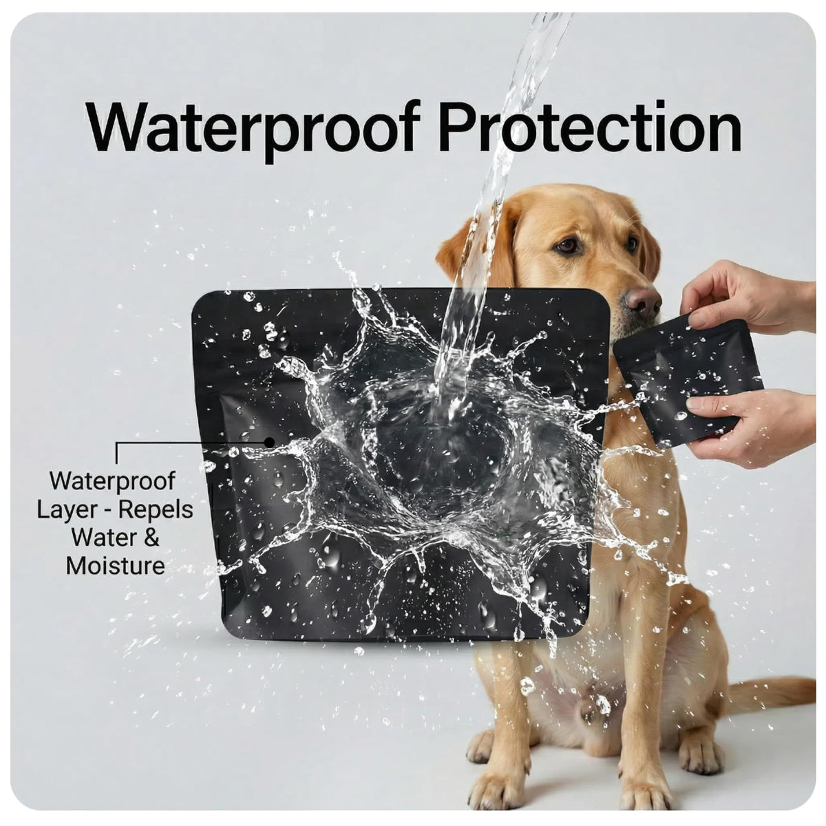 200pcs Zippered Waterproof Pet Pill Pouches Y27270