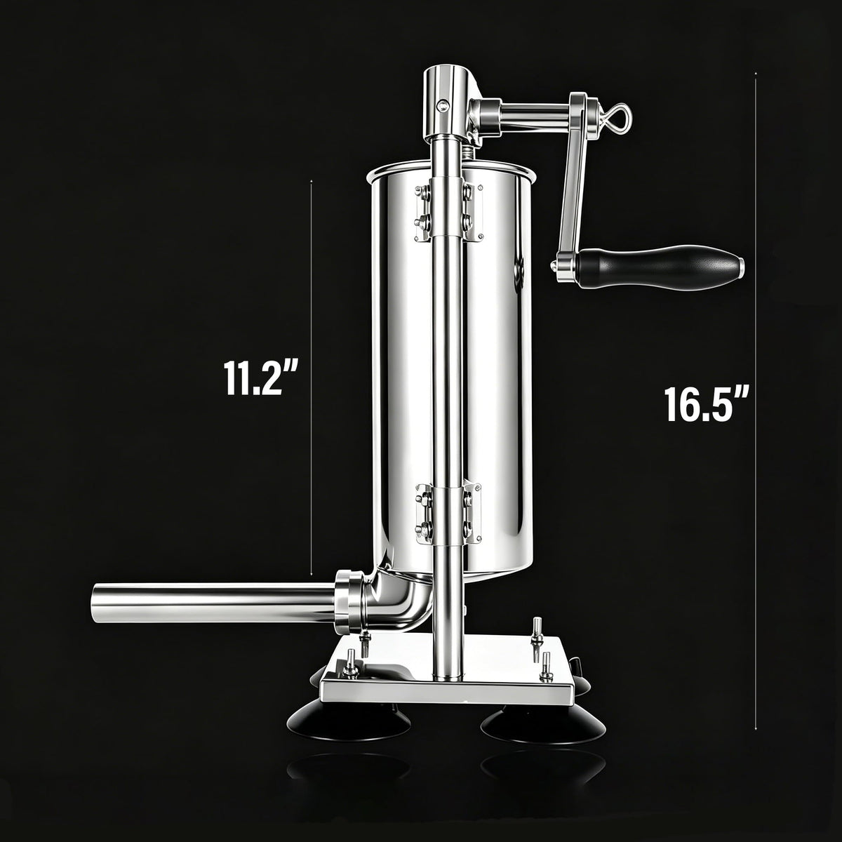 3L Manual Sausage Stuffer Machine 304 Stainless Steel Z765
