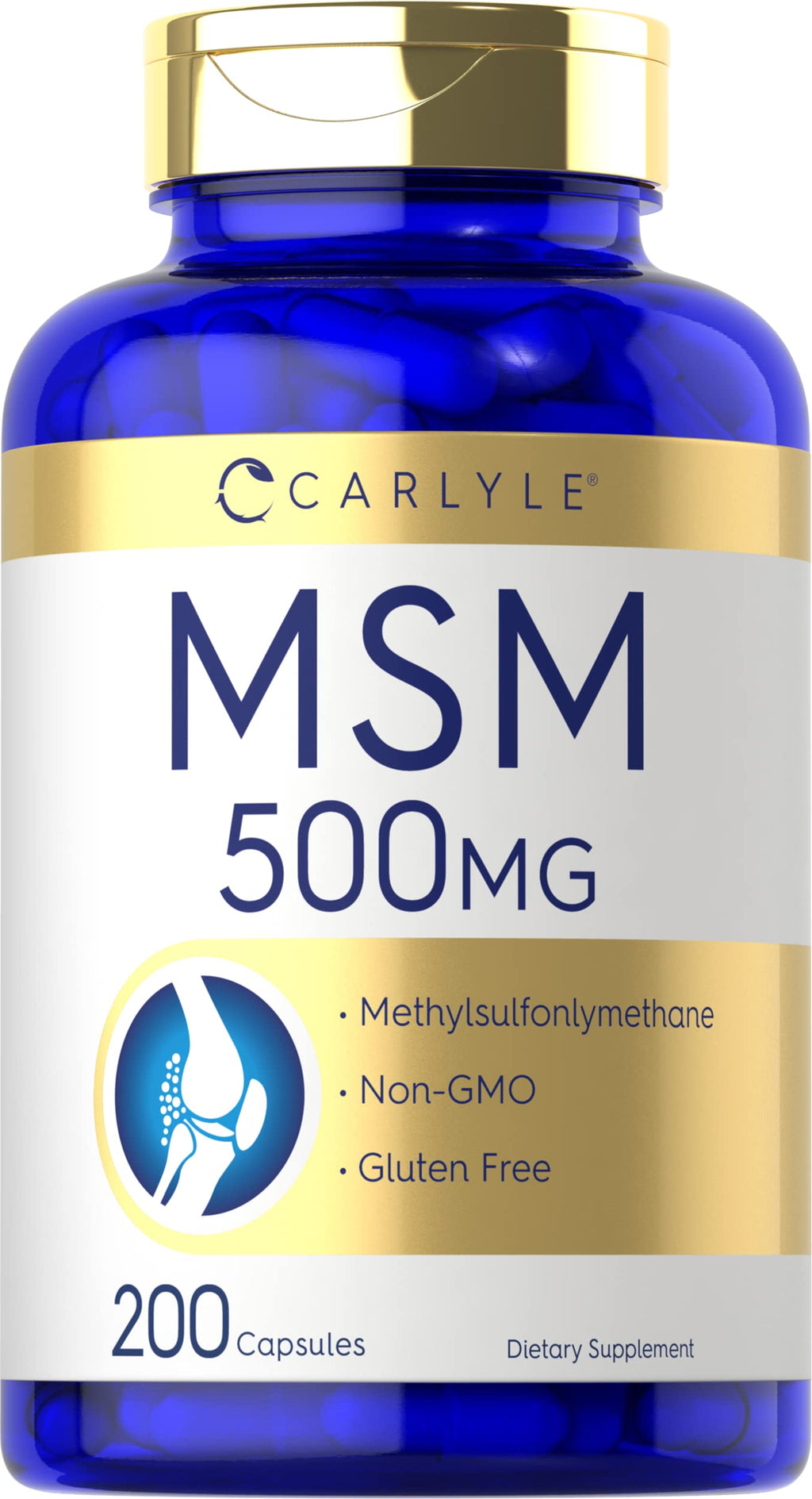 MSM Supplement Capsules 500mg 200 Count G499