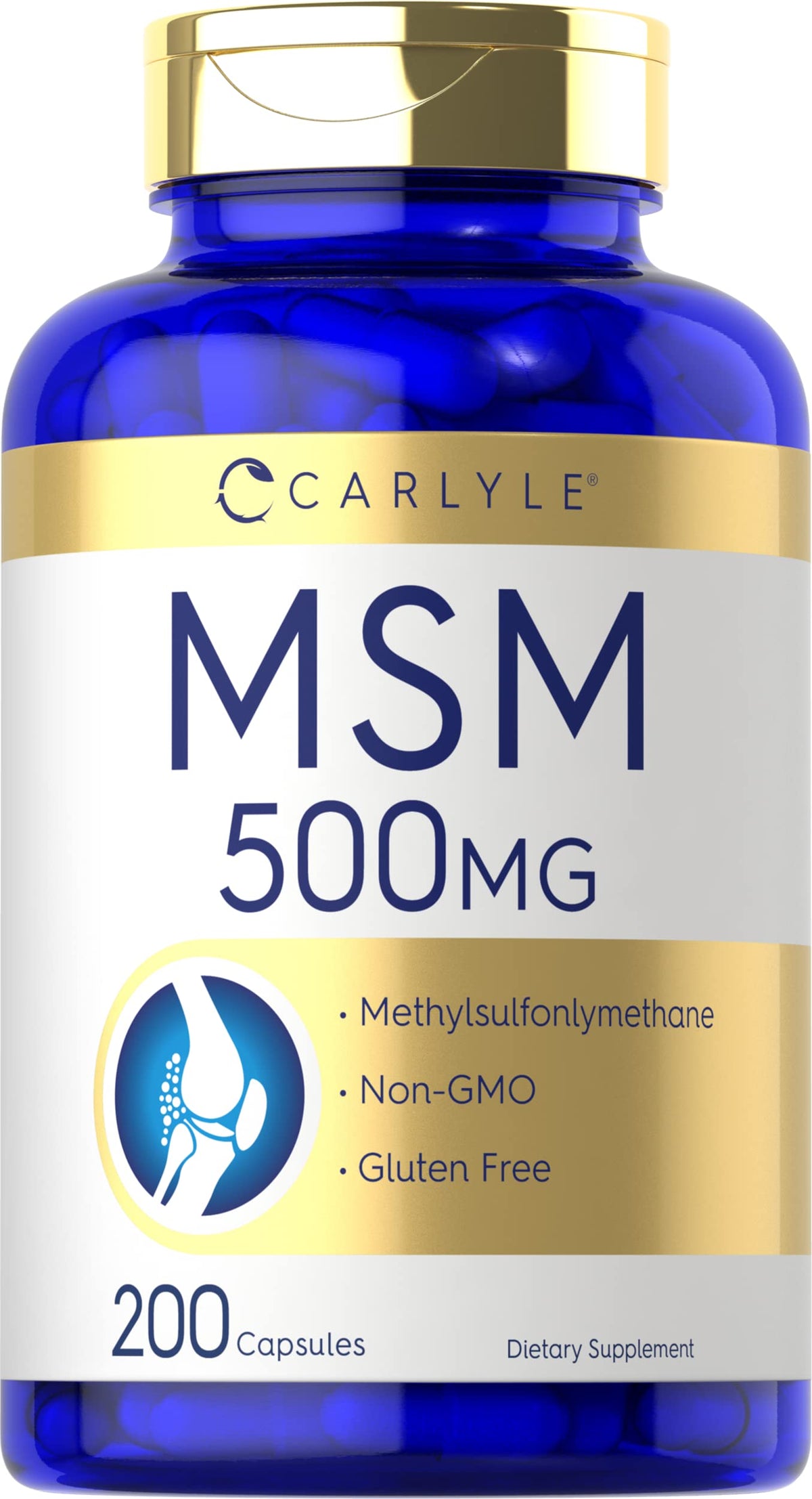 MSM Supplement Capsules 500mg 200 Count G499