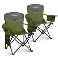 Green 2 Pack Folding Camping Chairs D47492
