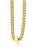 Stainless Steel Cuban Link Chain Necklace I823836