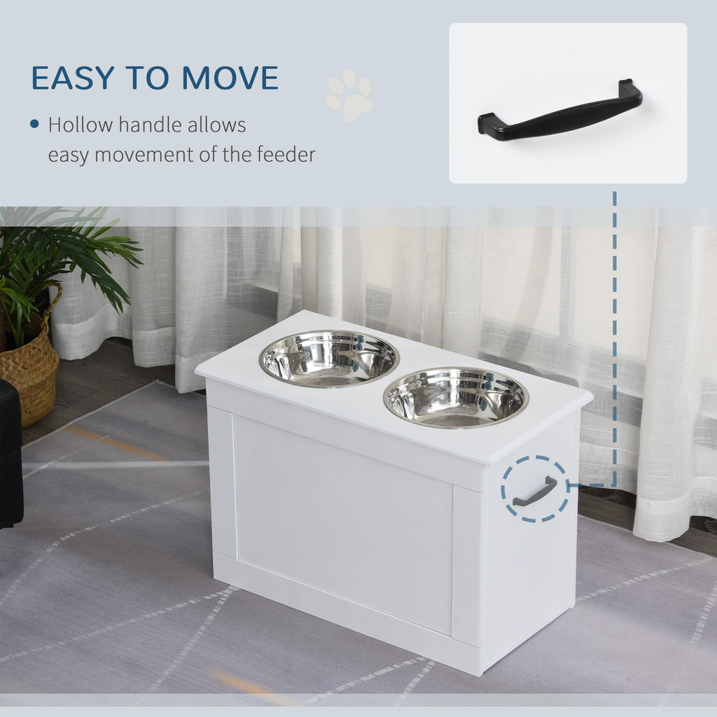 Raised Pet Feeding Storage Station W99858