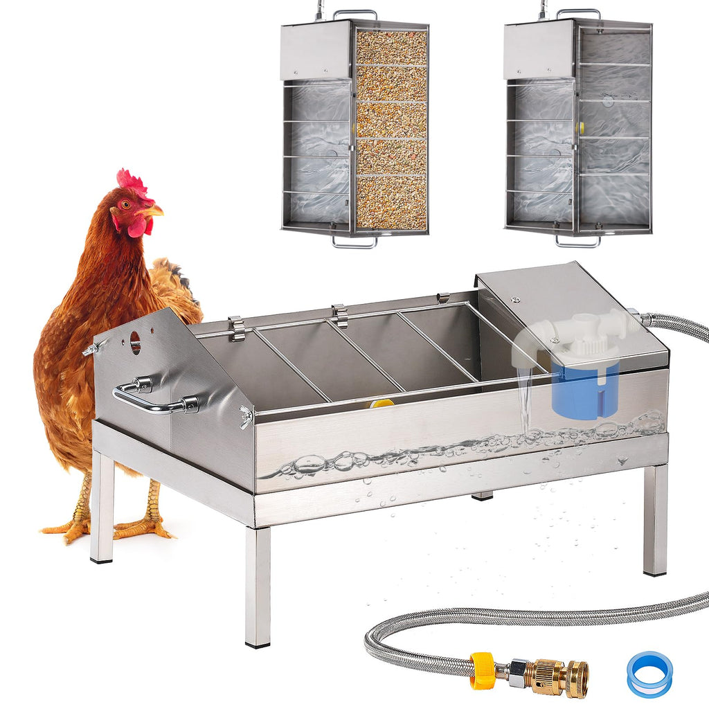 Automatic Chicken Waterer and Feeder B303