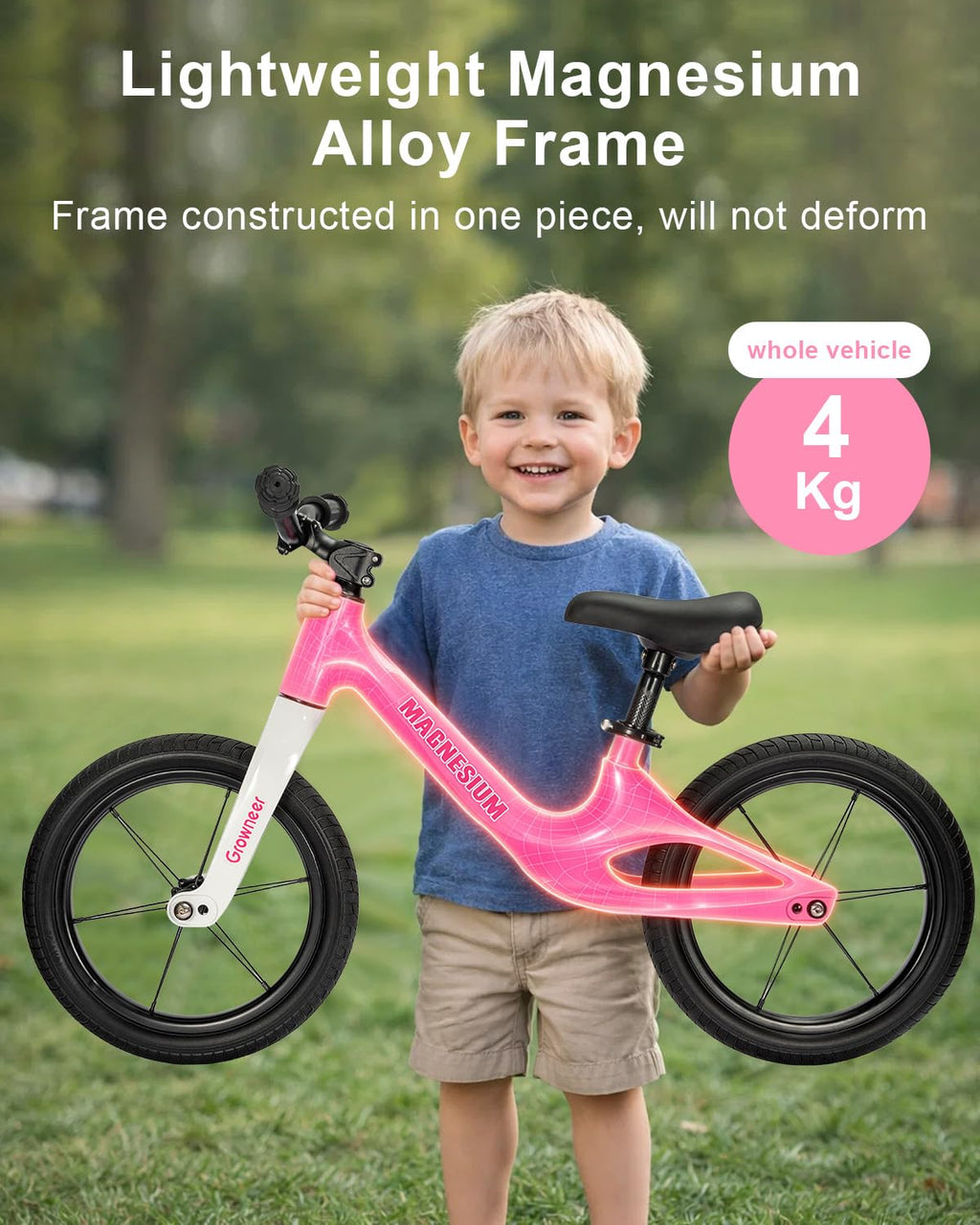 14 Inch Kids Balance Bike with Magnesium Alloy Frame G7925
