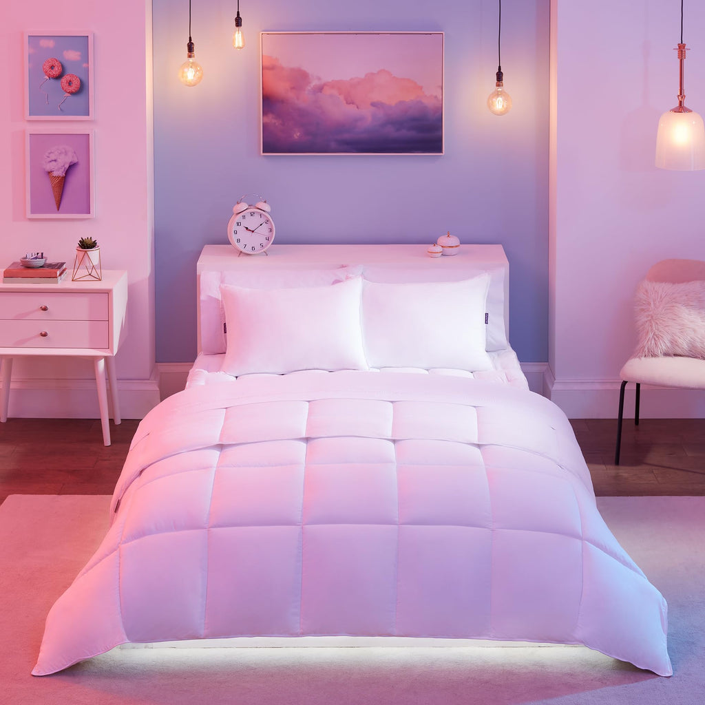 King Size Set of 2 Down Alternative Bed Pillows E946