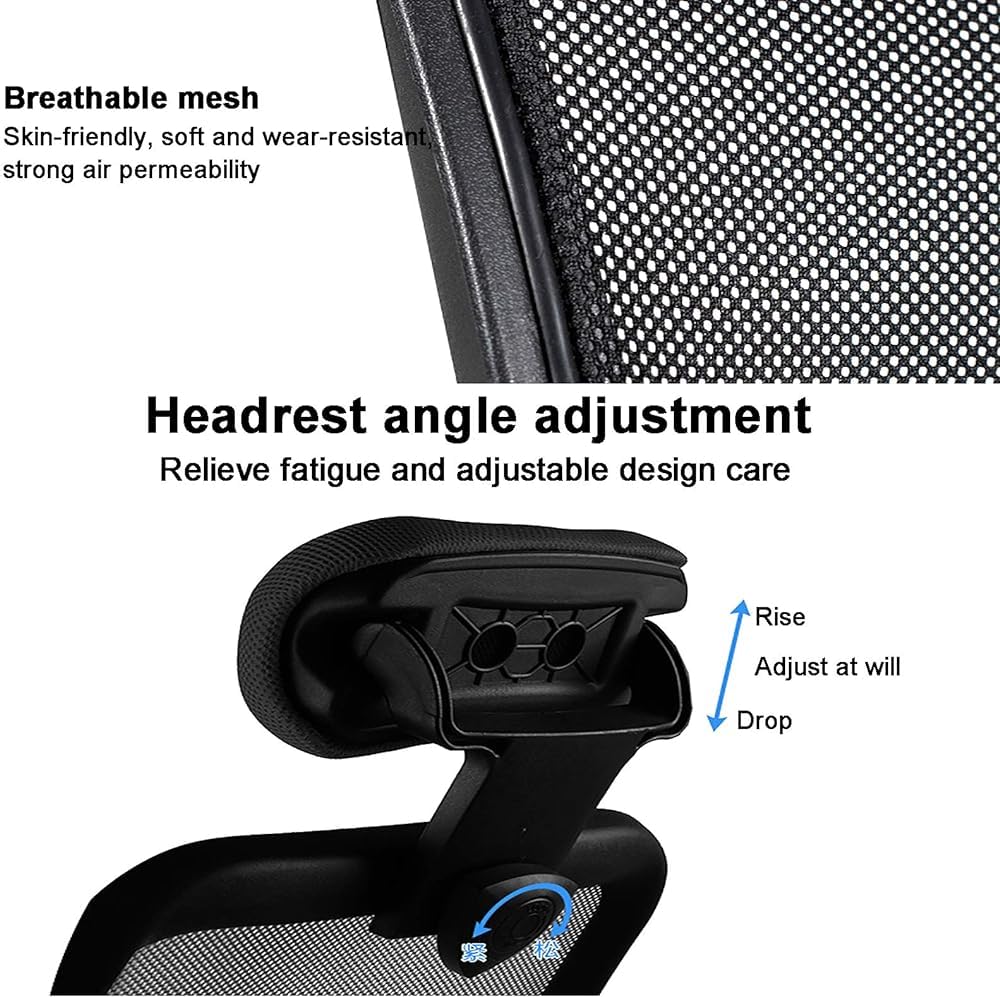 Orange Mesh Ergonomic Office Chair with Lumbar Support T85860