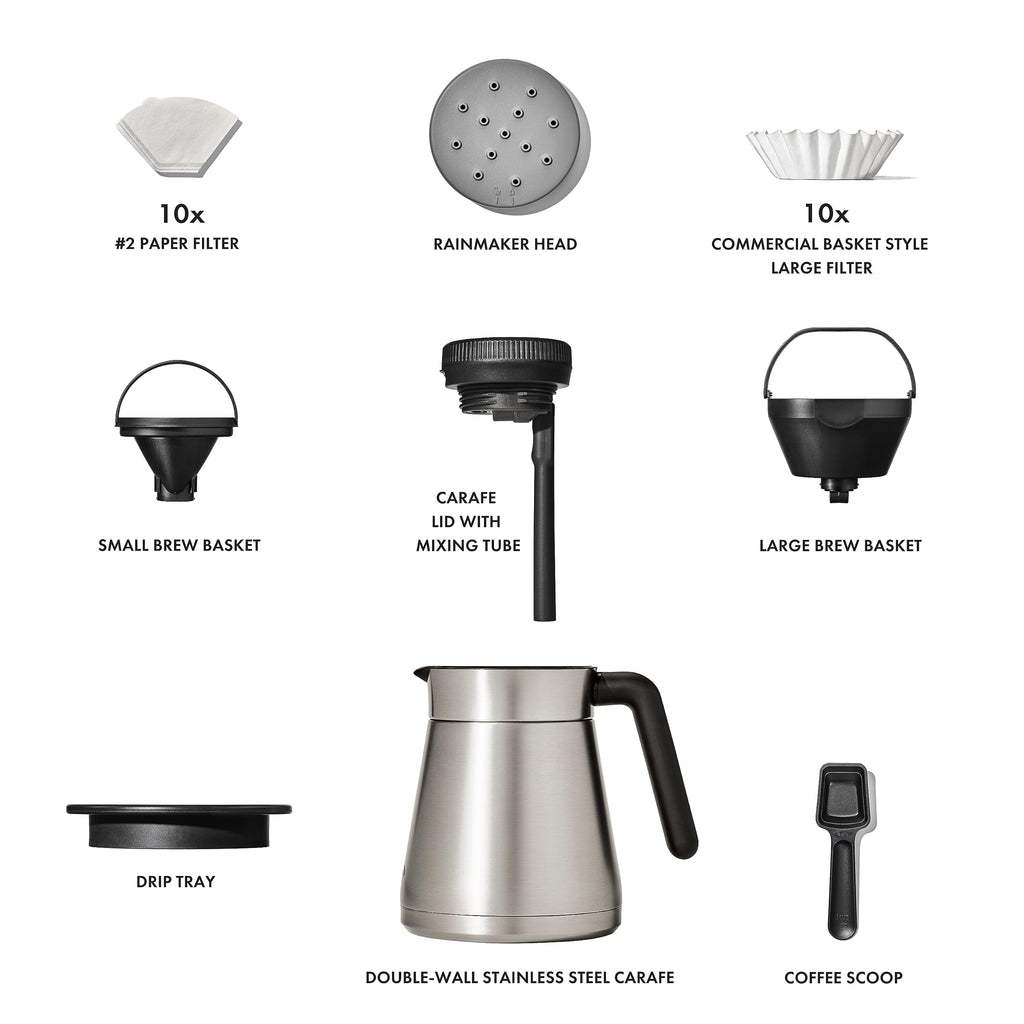 12-Cup Coffee Maker with Single-Serve Function U656069