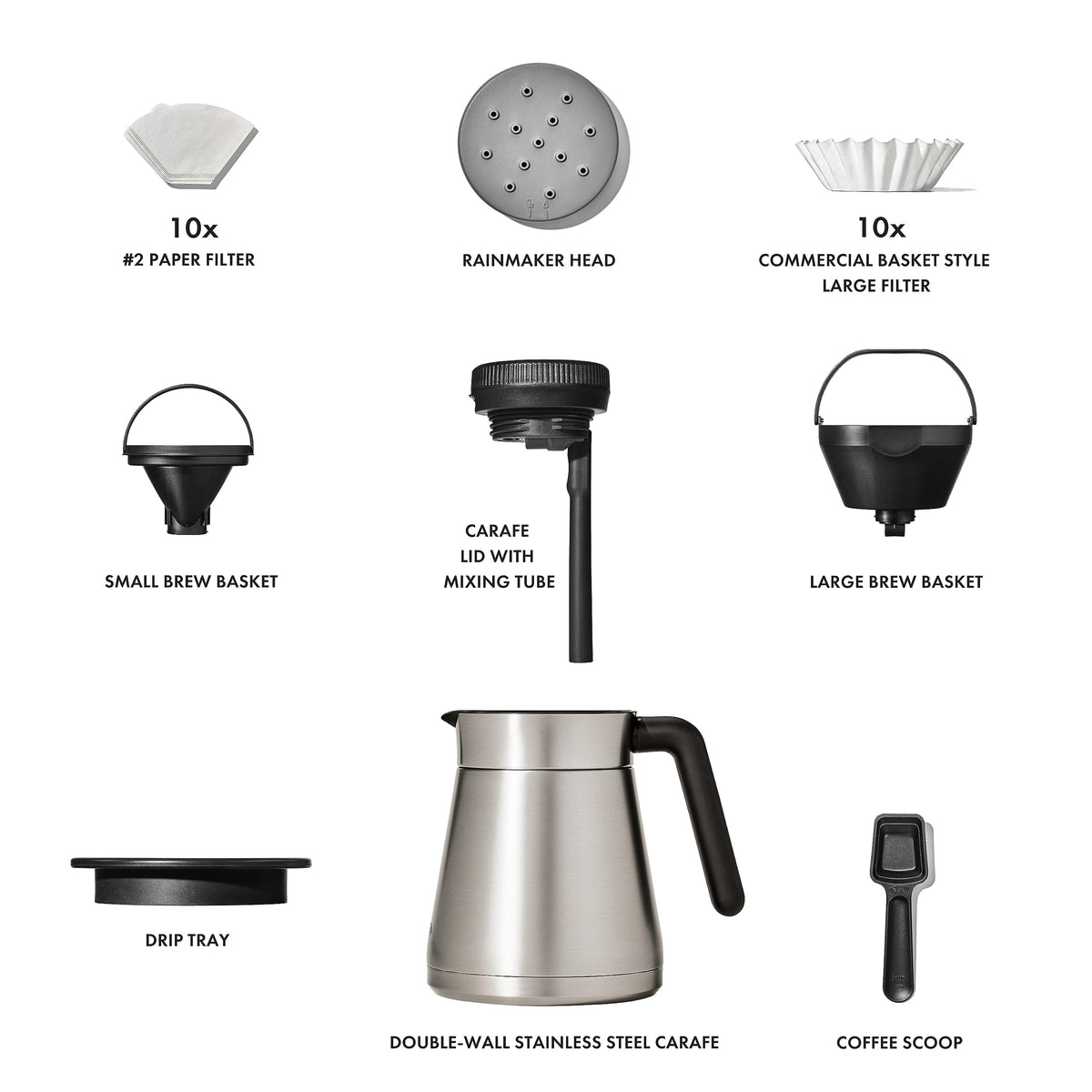 12-Cup Coffee Maker with Single-Serve Function U656069