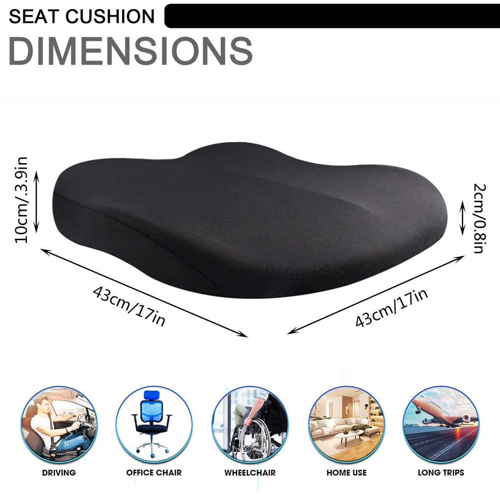 Washable Non-Slip Backless Booster Car Seat Q699