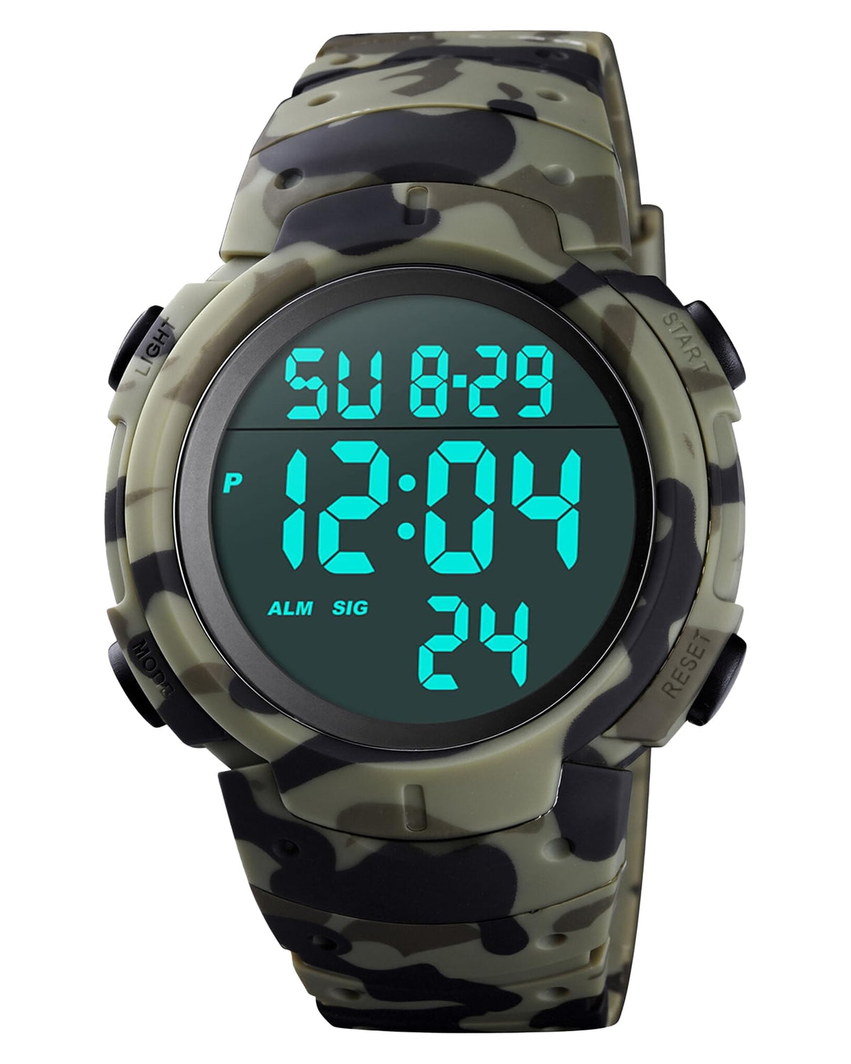 Digital Watch Mens Waterproof Sport Wristwatch B390643