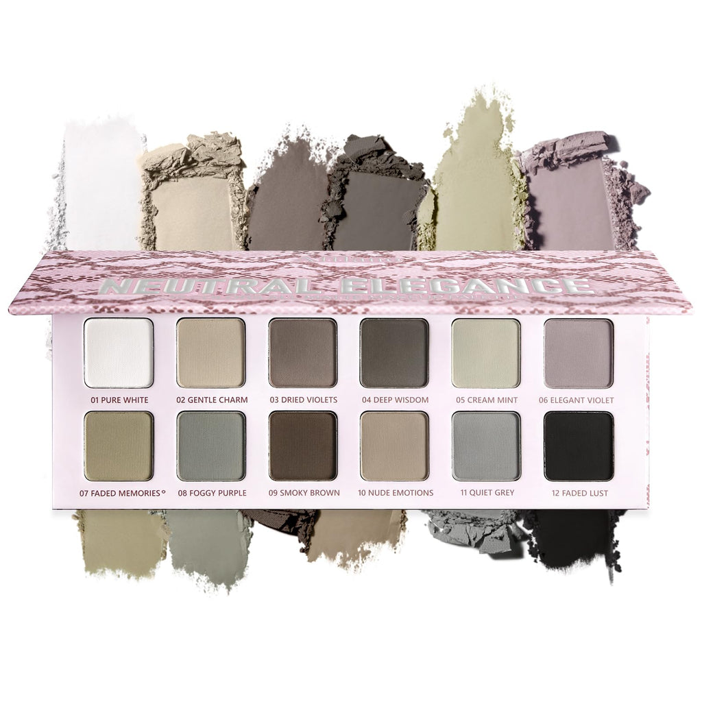 Matte Cool-Toned Eyeshadow Palette D32686