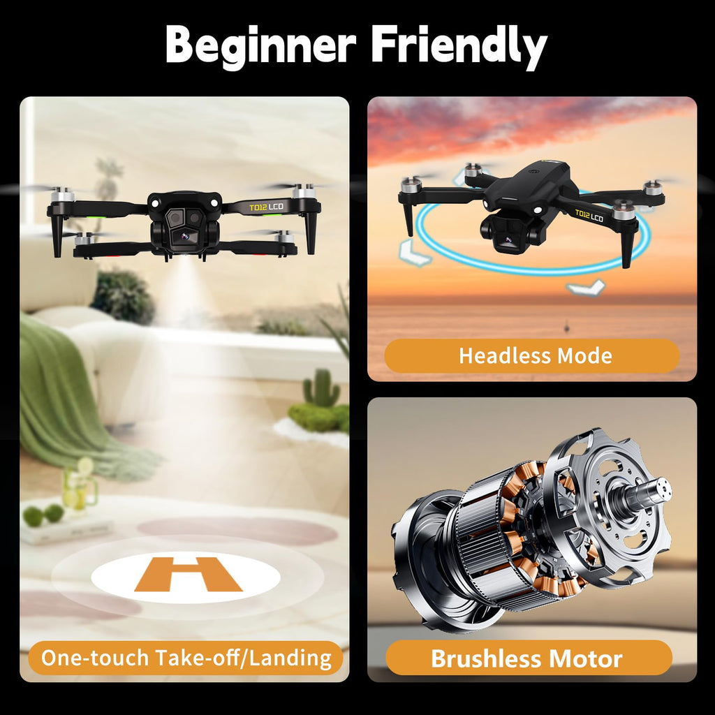 Drone with Camera Foldable Quadcopter F37678