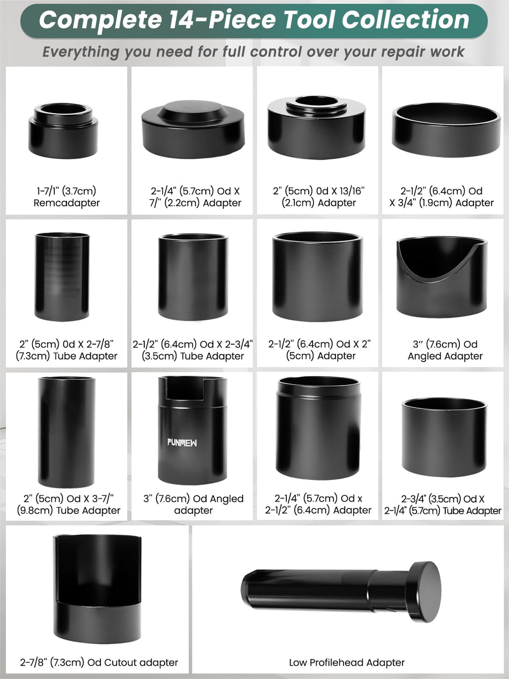 14 Piece Ball Joint Service Adapter Set T69934