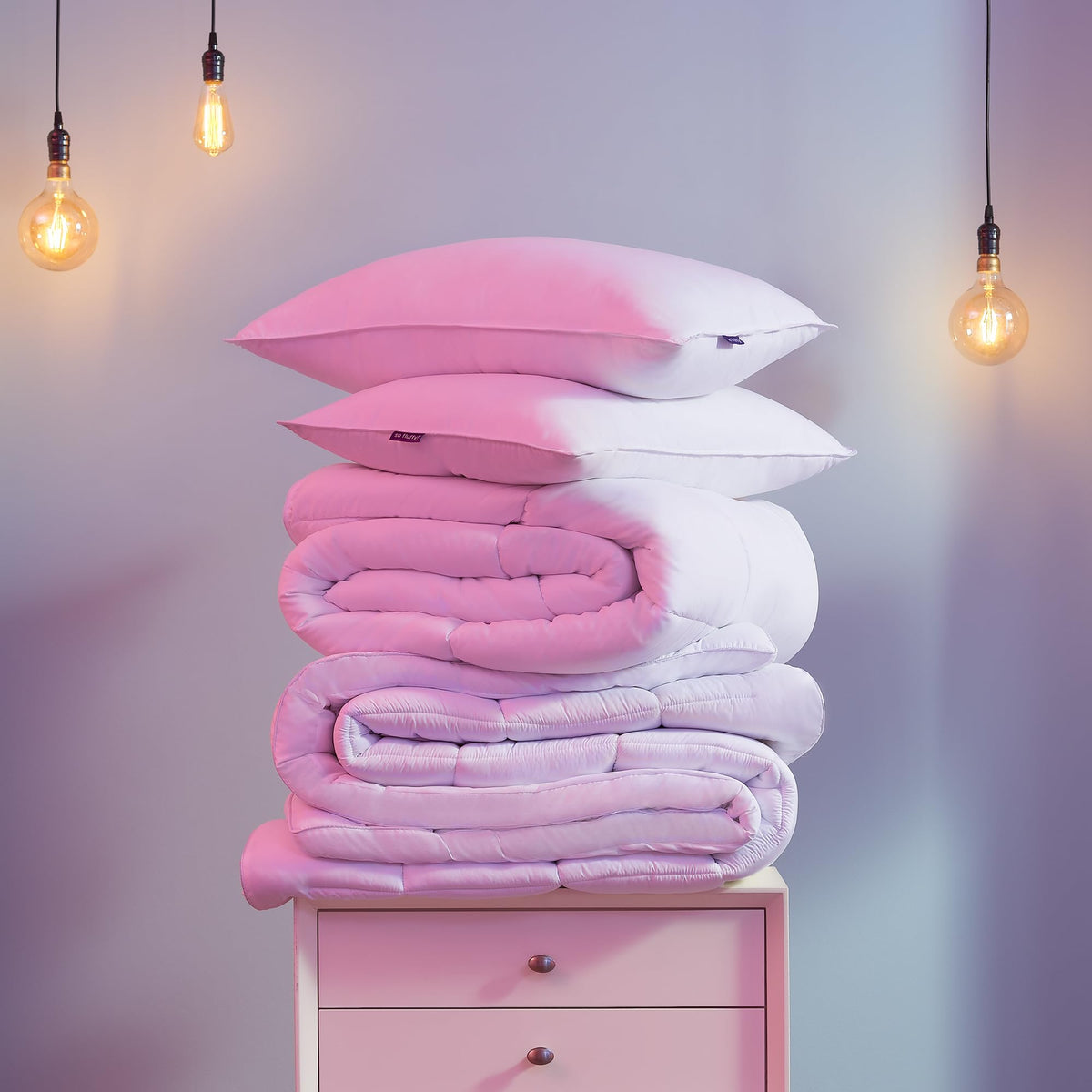 King Size Set of 2 Down Alternative Bed Pillows E946