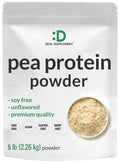 Unflavored Pea Protein Powder 5lbs Isolate Vegan Soy Free U1657