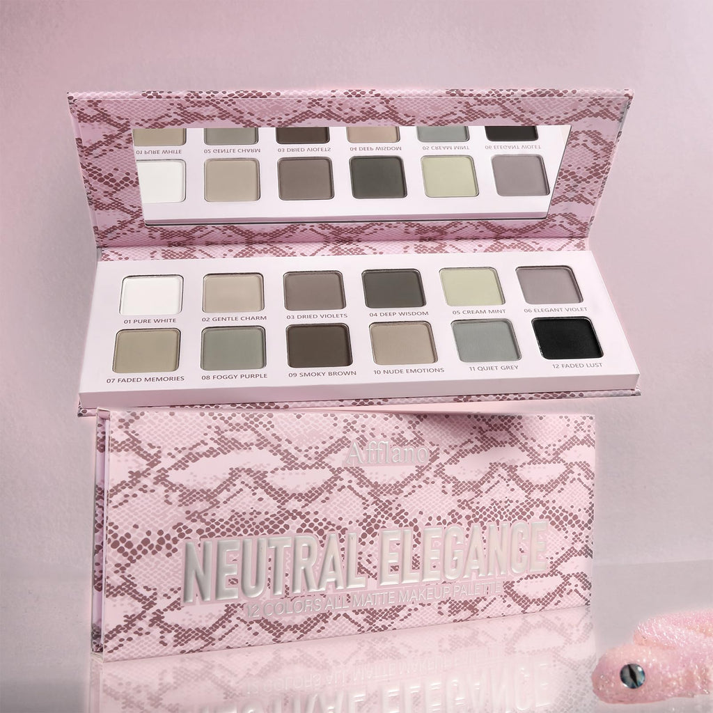 Matte Cool-Toned Eyeshadow Palette D32686