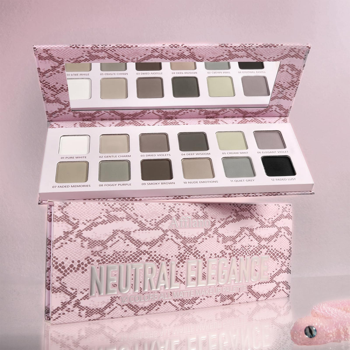 Matte Cool-Toned Eyeshadow Palette D32686