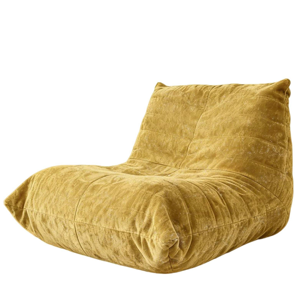 Yellow Memory Foam Bean Bag Chair E7822
