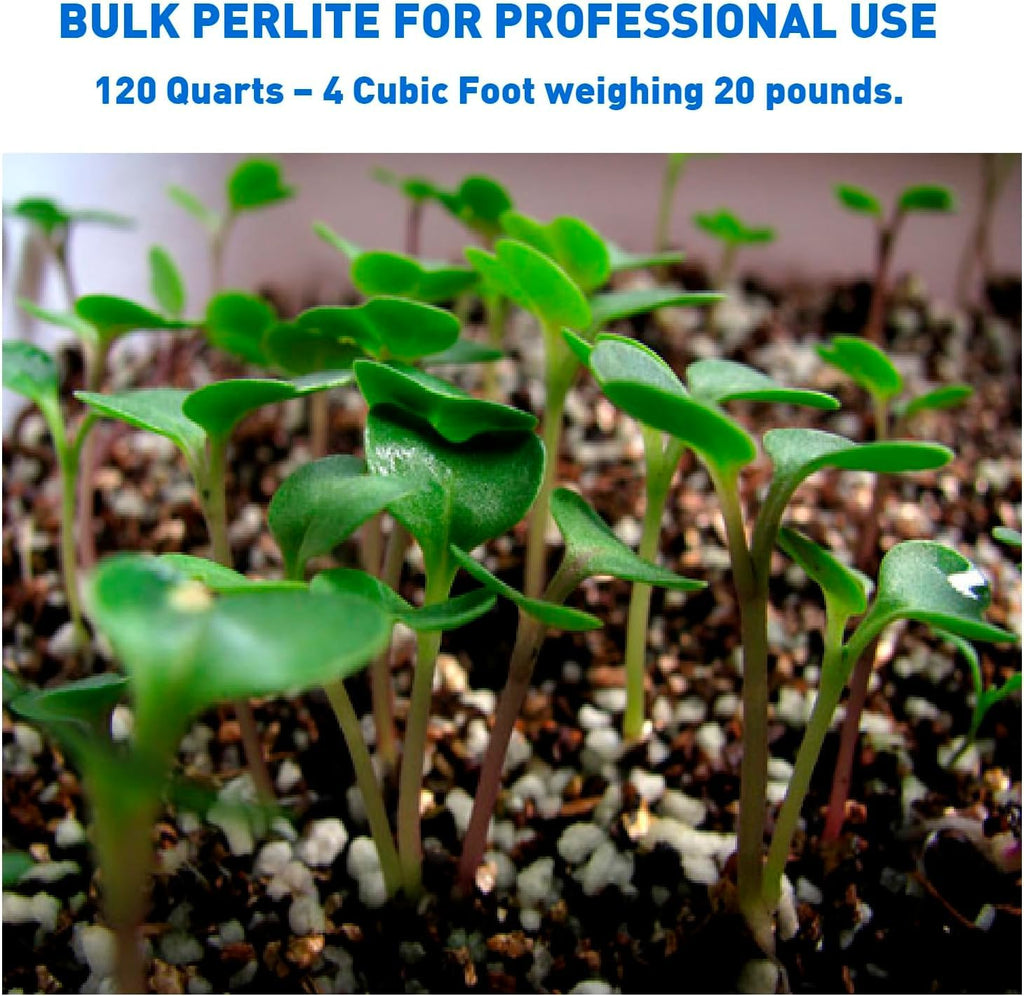 Perlite Horticultural Medium Grade Soil Additive 4 Cubic Feet 1 Bag P1441