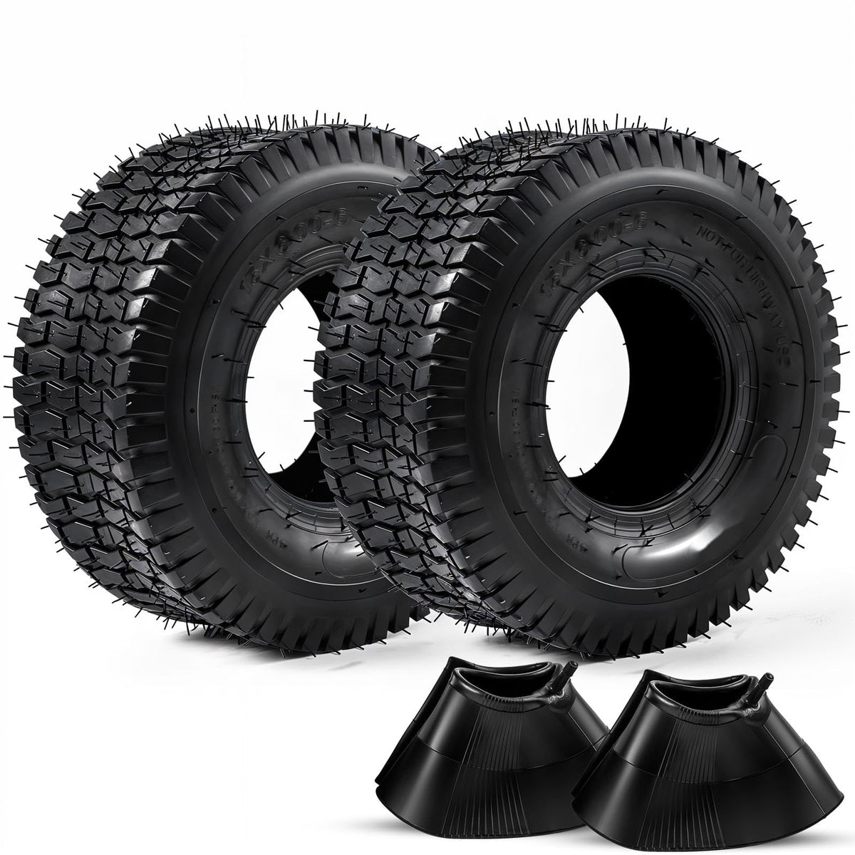 15x6.00-6 Lawn Mower Tire and Inner Tube 2PCS I175