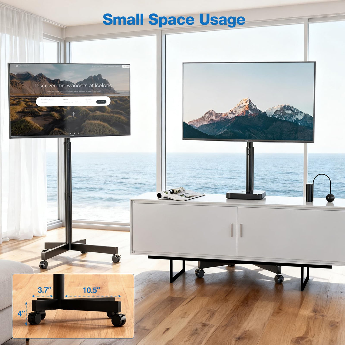 Mobile TV Cart for 13-55 inch TVs Q499395