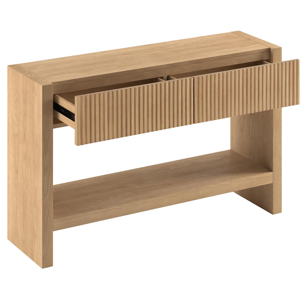 48" Fluted Modern Console Table S290
