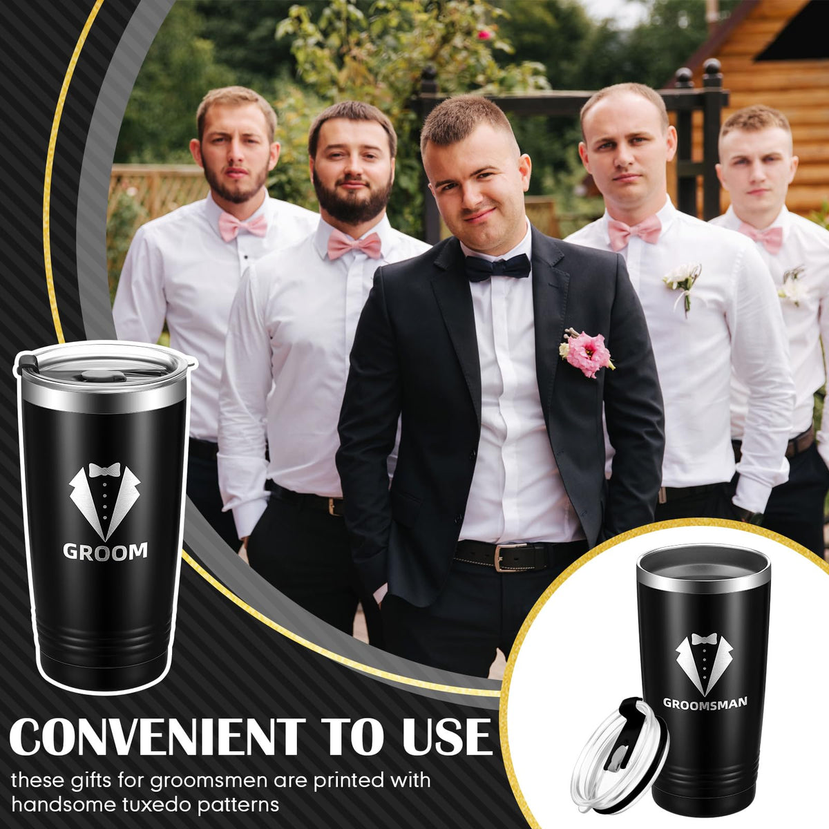 8 Pack 20 oz Tumbler with Lid W916
