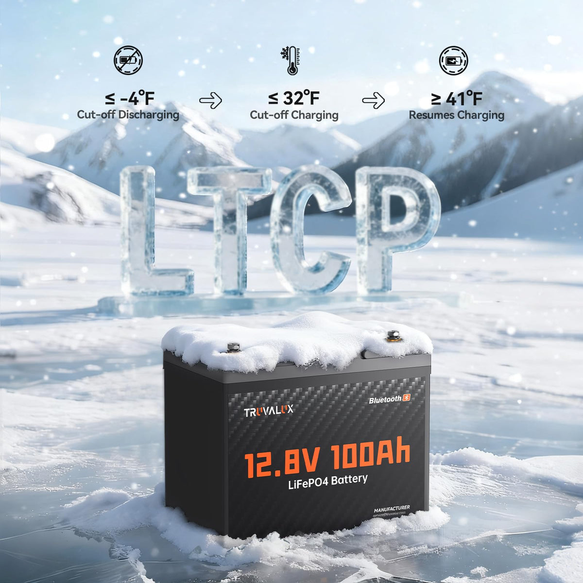 12V 100Ah LiFePO4 Lithium Battery T970665