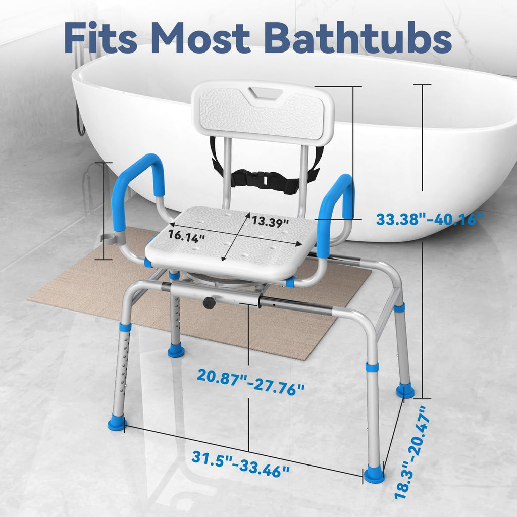 Sliding Shower Chair Tub Transfer Bench M1834