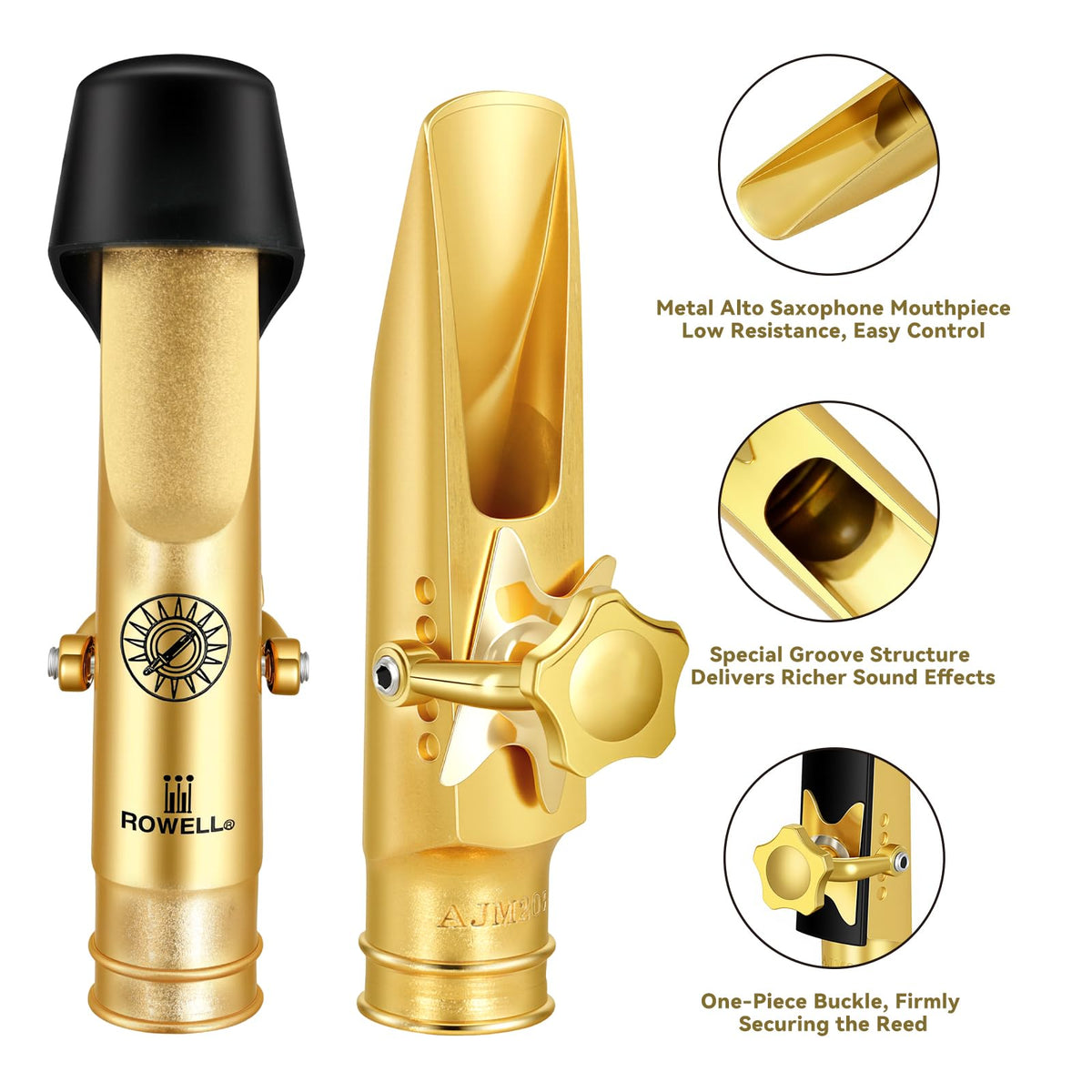 Alto Saxophone Metal Mouthpiece P4063