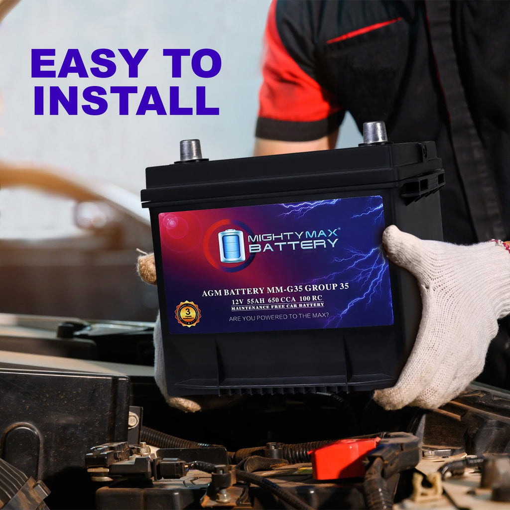 12V 55Ah AGM Replacement Battery B57835
