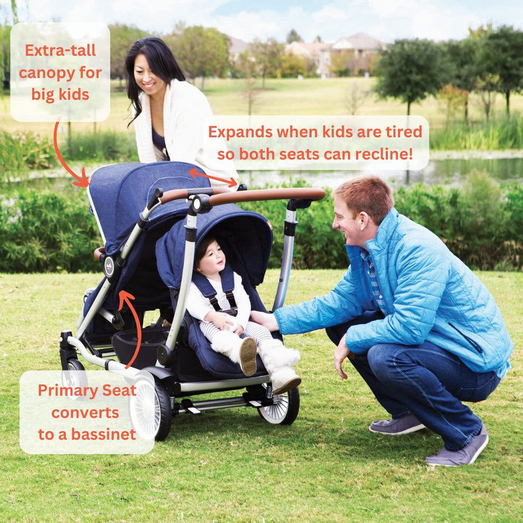 Black Double Stroller G3897