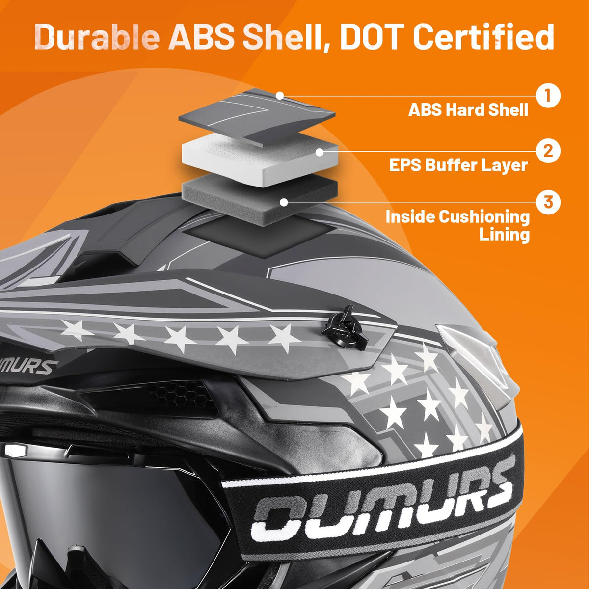 DOT Approved Full Face Motocross Helmet T435