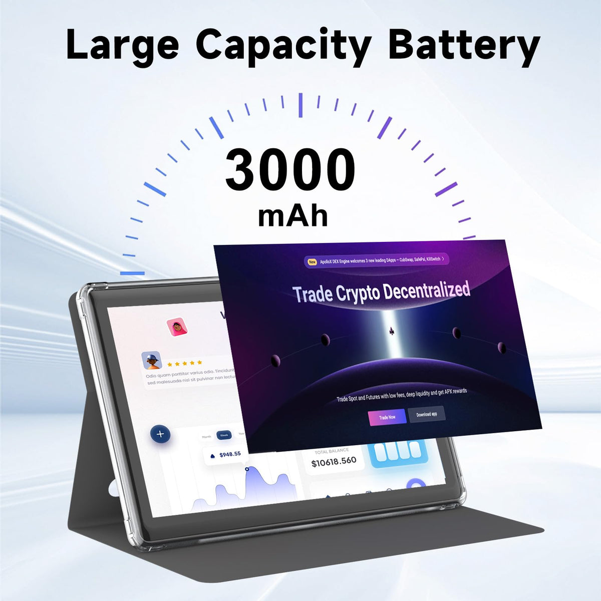 7 Inch Android Tablet with Protective Case R961