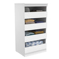 White 4 Drawer Wood Modular Storage Unit W297601