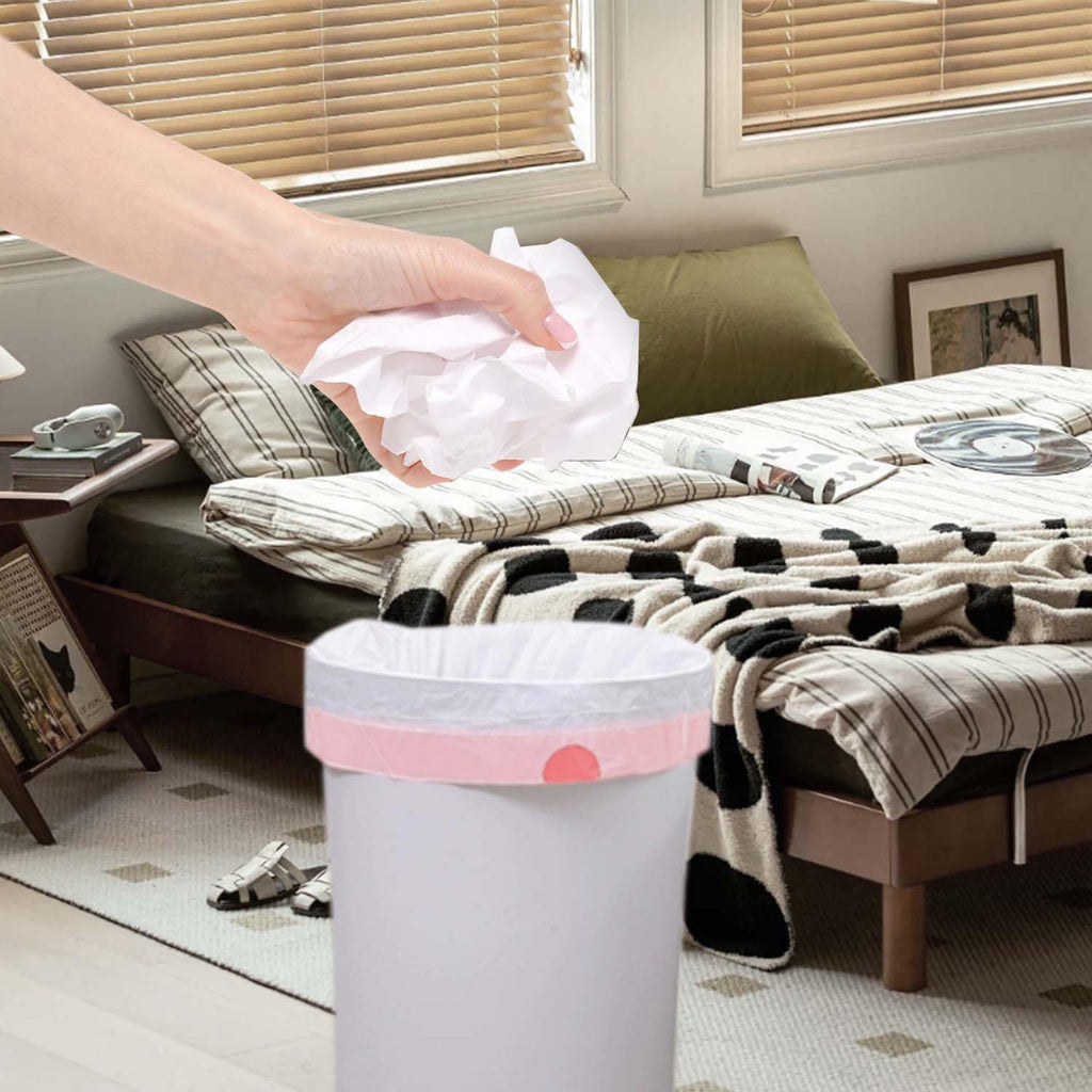 13 Gallon White Unscented Drawstring Trash Bags Y491