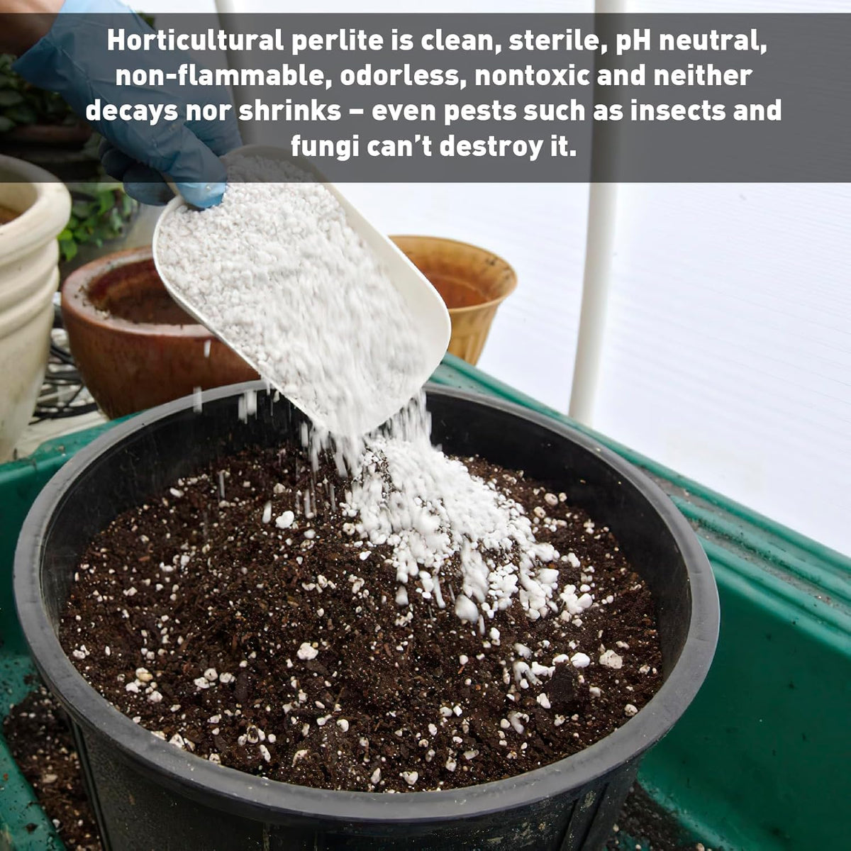 Perlite Horticultural Medium Grade Soil Additive 4 Cubic Feet 1 Bag P1441