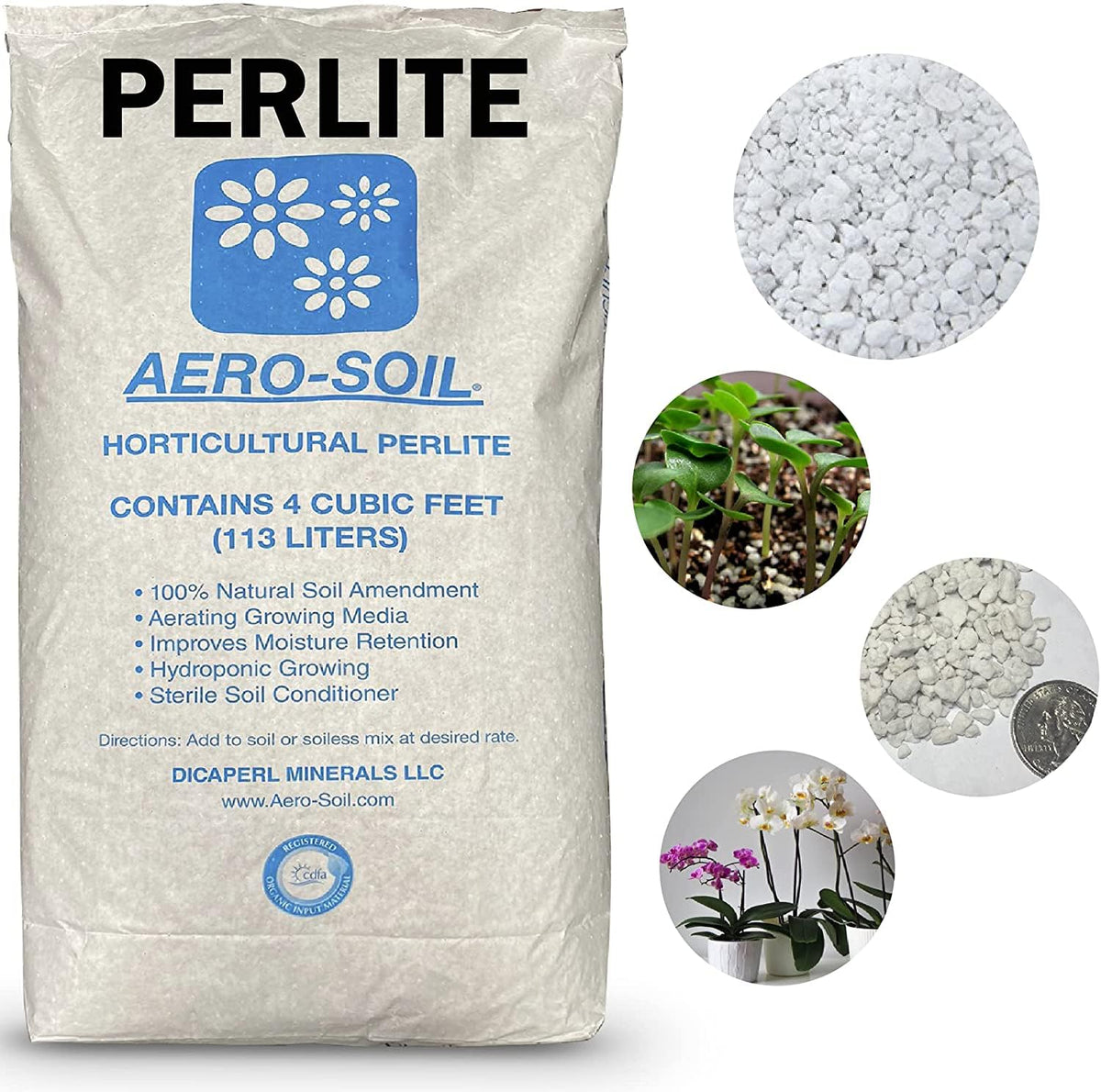 Perlite Horticultural Soil Additive 4 Cubic Foot J3814