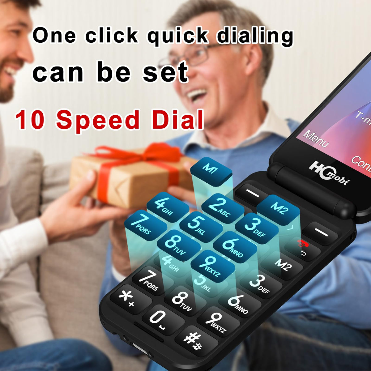 4G Unlocked Flip Phone Dual Screen D612