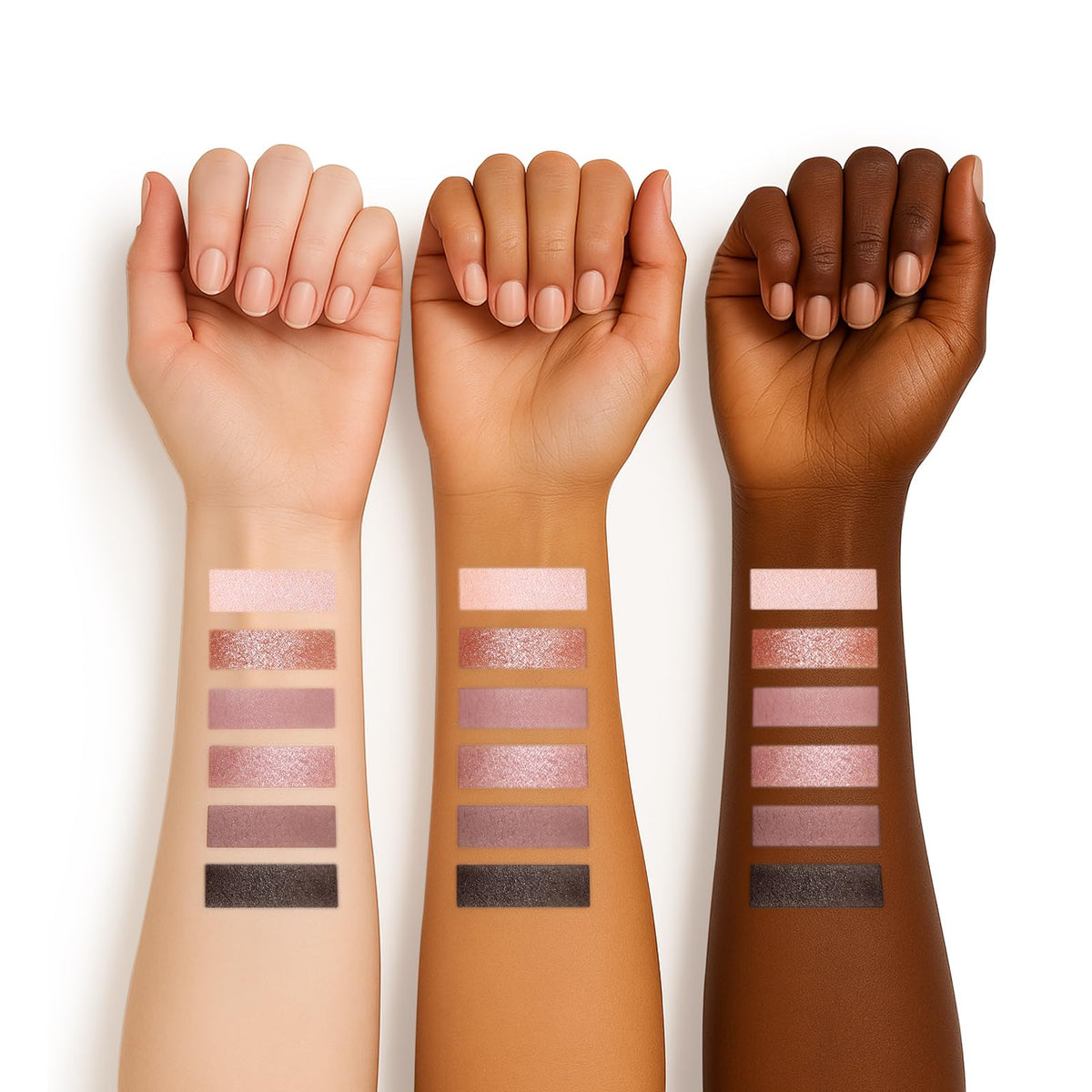 Neutral Nude Matte & Shimmer 6 Colors Mini Eyeshadow Palette T693624