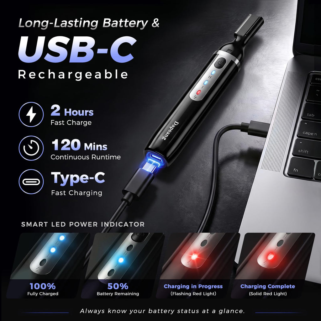 Electric Rechargeable Eyebrow Trimmer with Rinseable Blade N45456