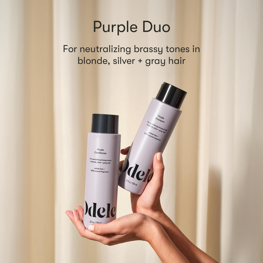 Sulfate-Free Purple Shampoo & Conditioner Set D738