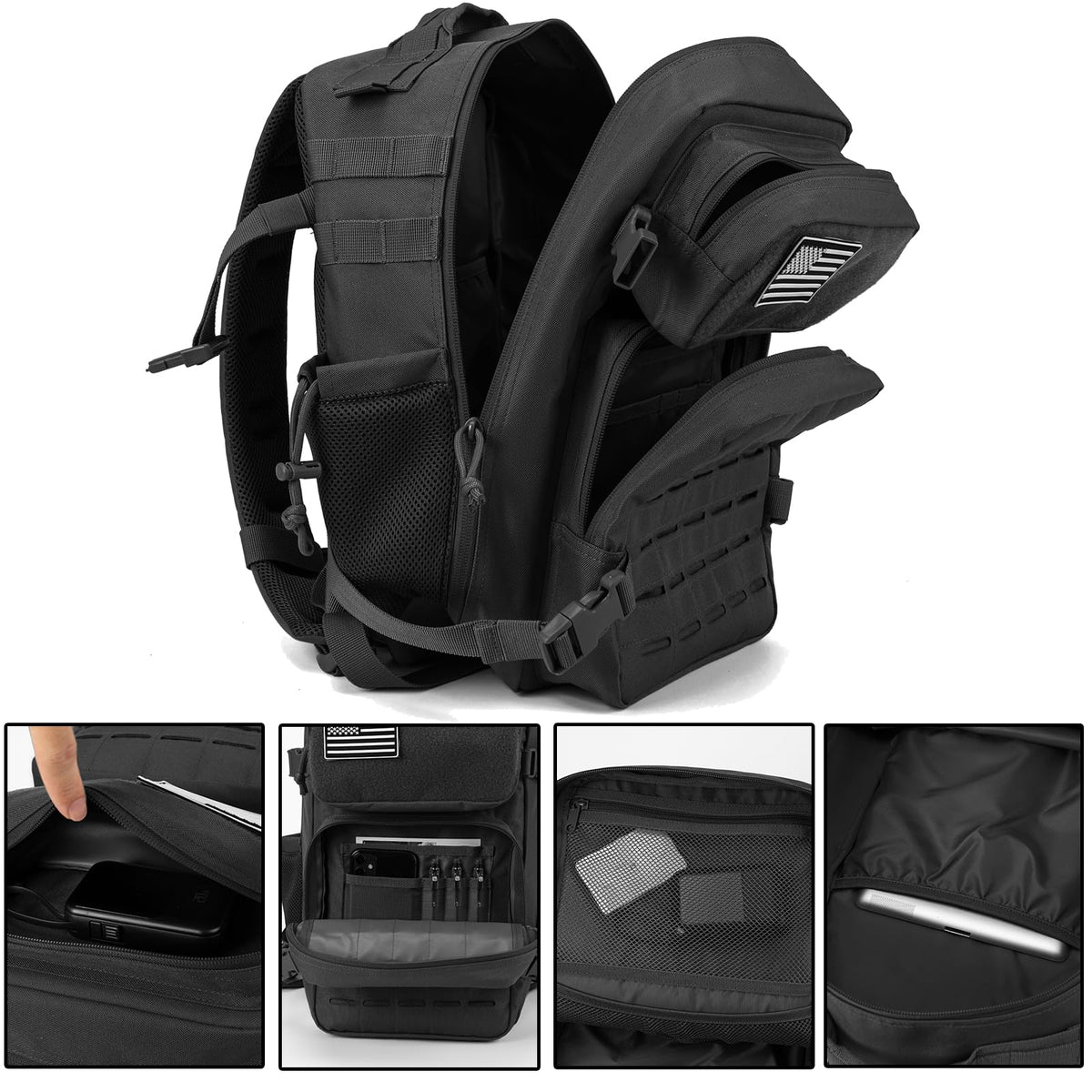 25L/45L Military Tactical Backpack with Bottle Holder U739