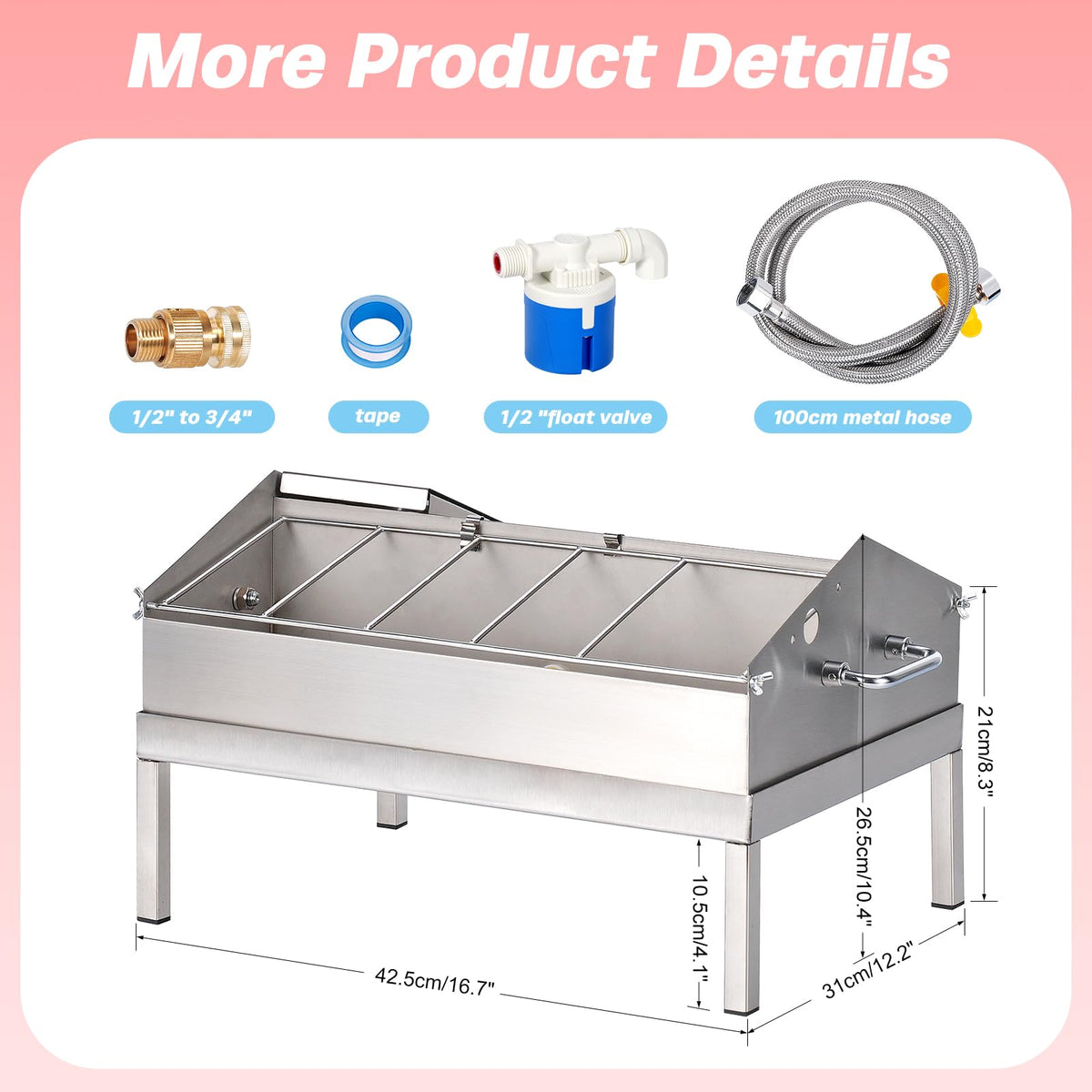 Automatic Chicken Waterer and Feeder B303