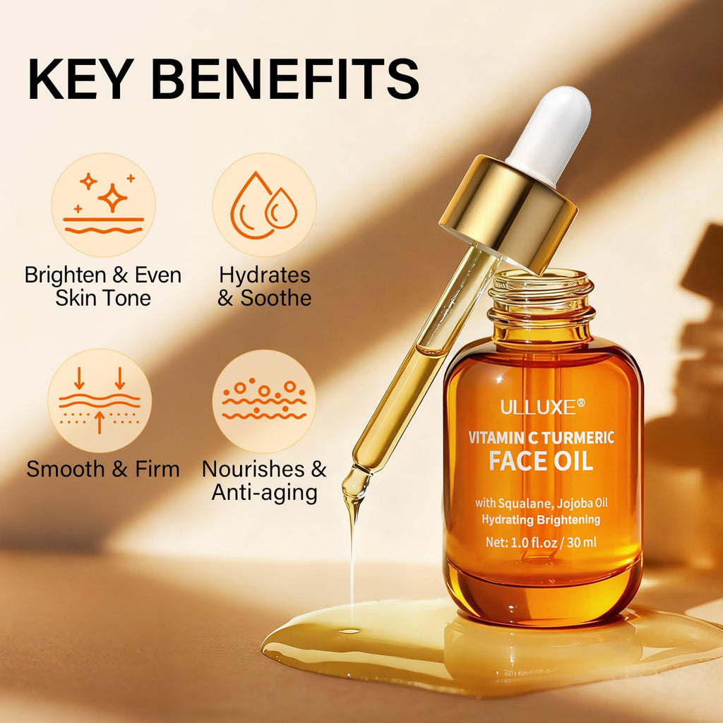 Vitamin C Turmeric Jojoba Squalane Face Oil 1 Fl Oz L43046